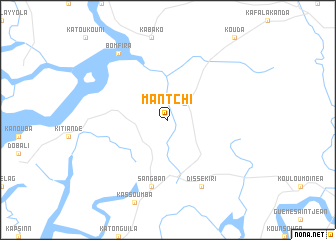 map of Mantchi