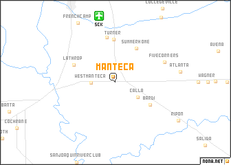 map of Manteca