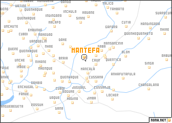 map of Mantefa