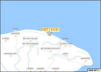 map of Mantekei