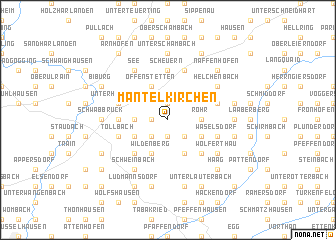 map of Mantelkirchen