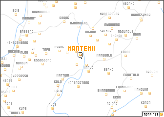 map of Mantem II