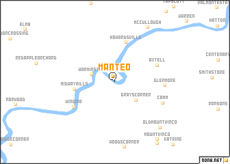 map of Manteo