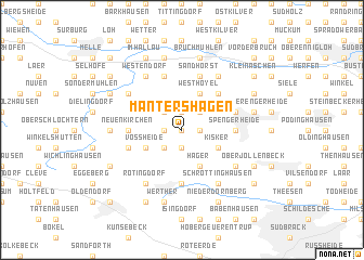 map of Mantershagen