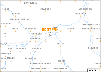 map of Mantesh