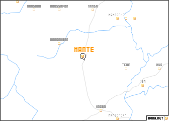 map of Mante