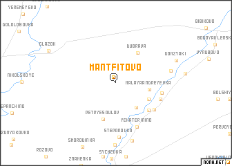 map of Mantfitovo