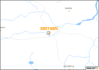 map of Manthani