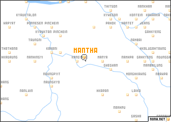 map of Mān Tha