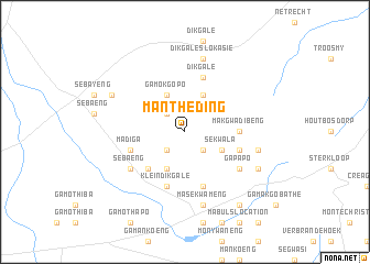 map of Mantheding