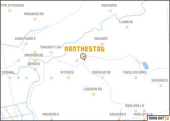 map of Manthestad