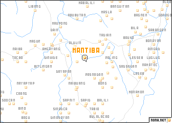 map of Mantiba