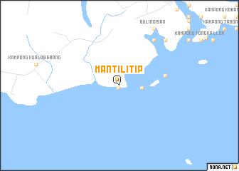 map of Mantilitip