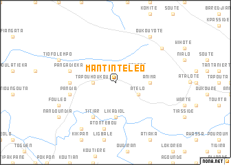 map of Mantintéléo