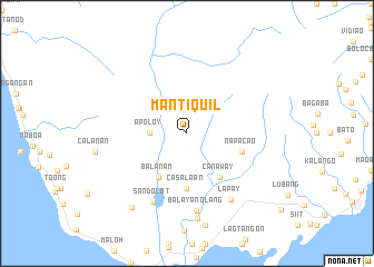 map of Mantiquil