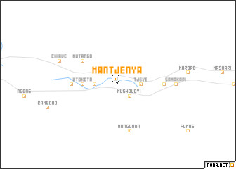 map of Mantjenya