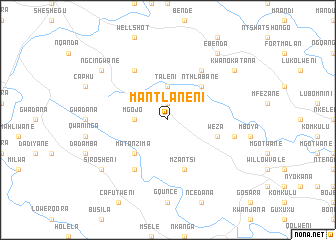 map of Mantlaneni