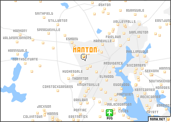 map of Manton