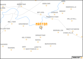 map of Manton