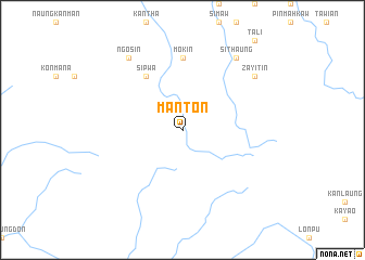 map of Mān Ton