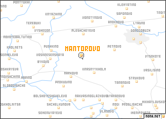 map of Mantorovo