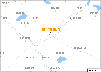 map of Mäntsälä