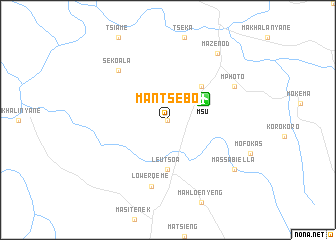map of Mantsebo