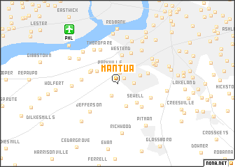 Mantua (United States - USA) map - nona.net