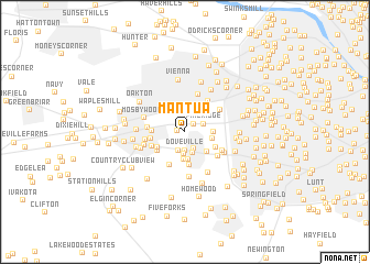 map of Mantua