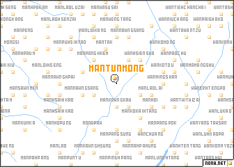 map of Mān Tünmong