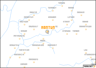 map of Mantun