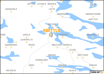 map of Mäntylä