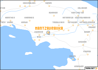 map of Mantzavraíika