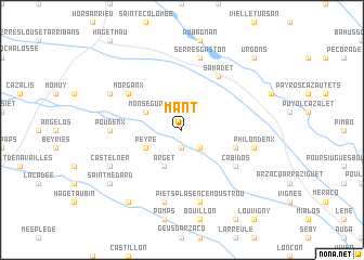 map of Mant