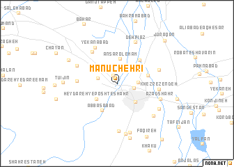 map of Manūchehrī