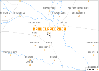 map of Manuela Pedraza