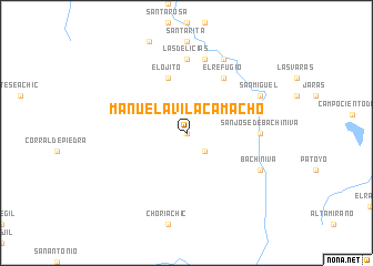 map of Manuel Ávila Camacho