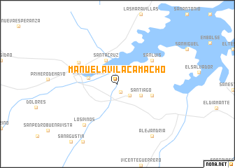 map of Manuel Ávila Camacho