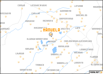 map of Manuela