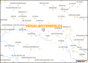 map of Manuel Brito Morales