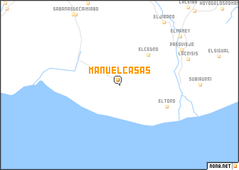 map of Manuel Casas