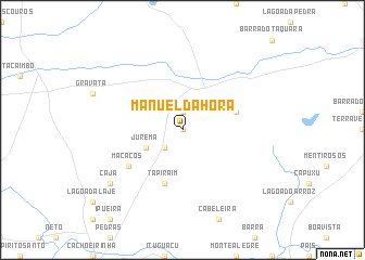 map of Manuel da Hora
