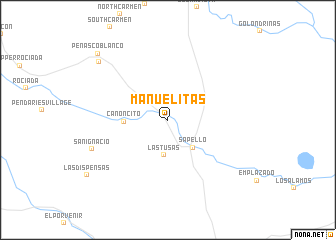 map of Manuelitas