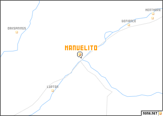 map of Manuelito