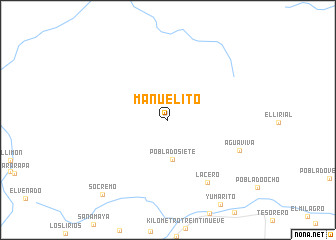 map of Manuelito