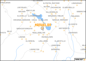 map of Manuelón