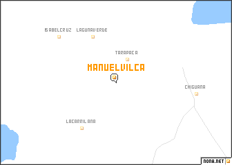 map of Manuel Vilca