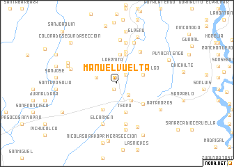 map of Manuel Vuelta