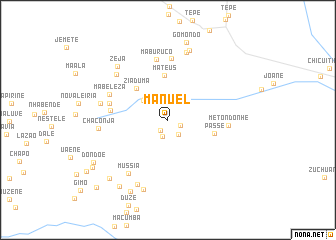 map of Manuel