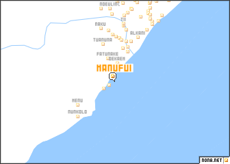 map of Manufui